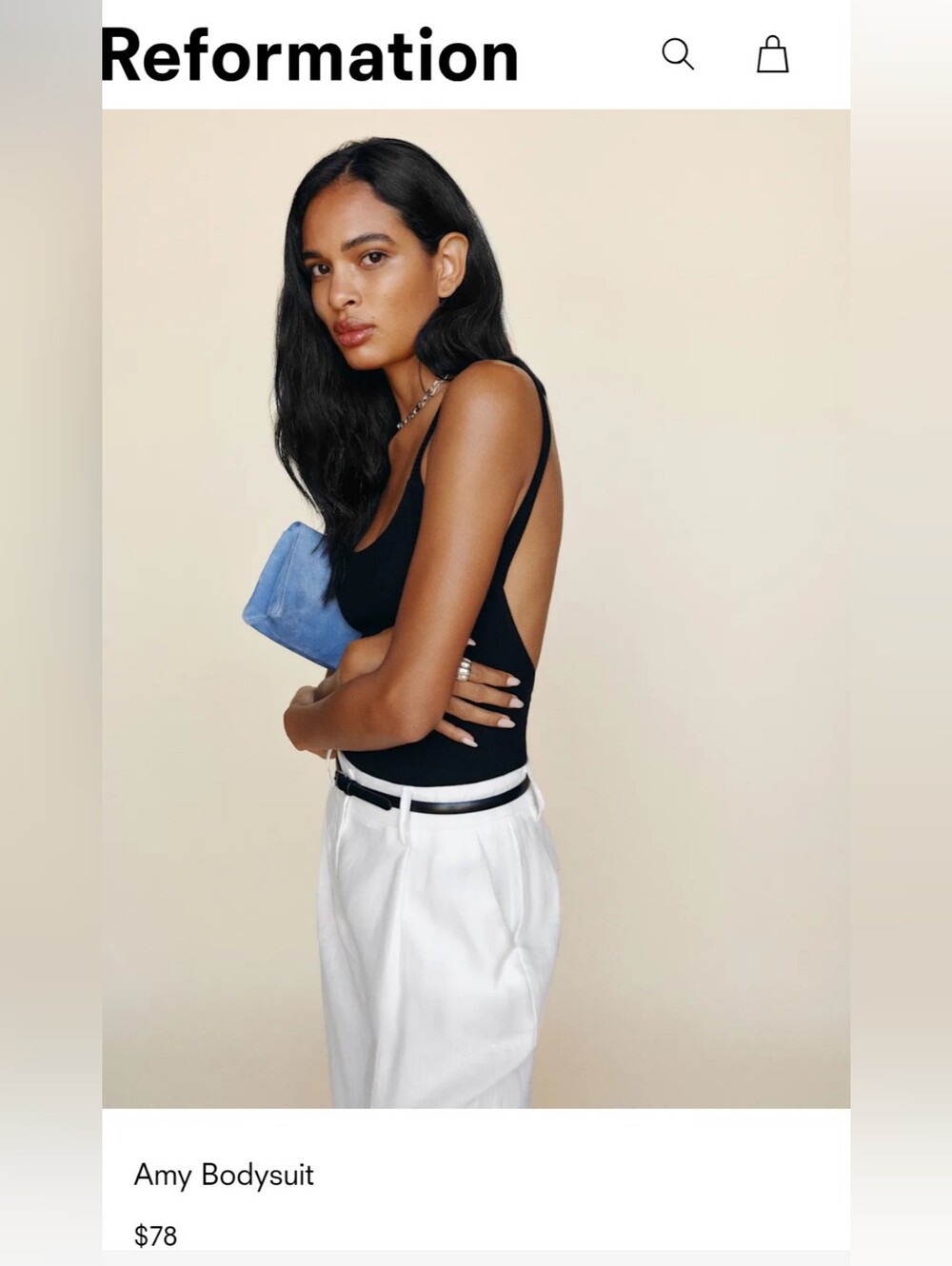 Reformation Amy Bodysuit